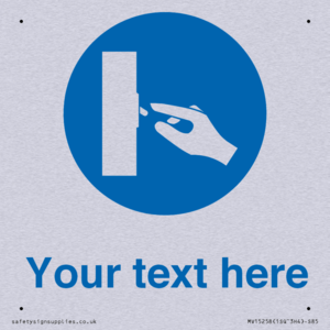 Custom Use Switch Sign